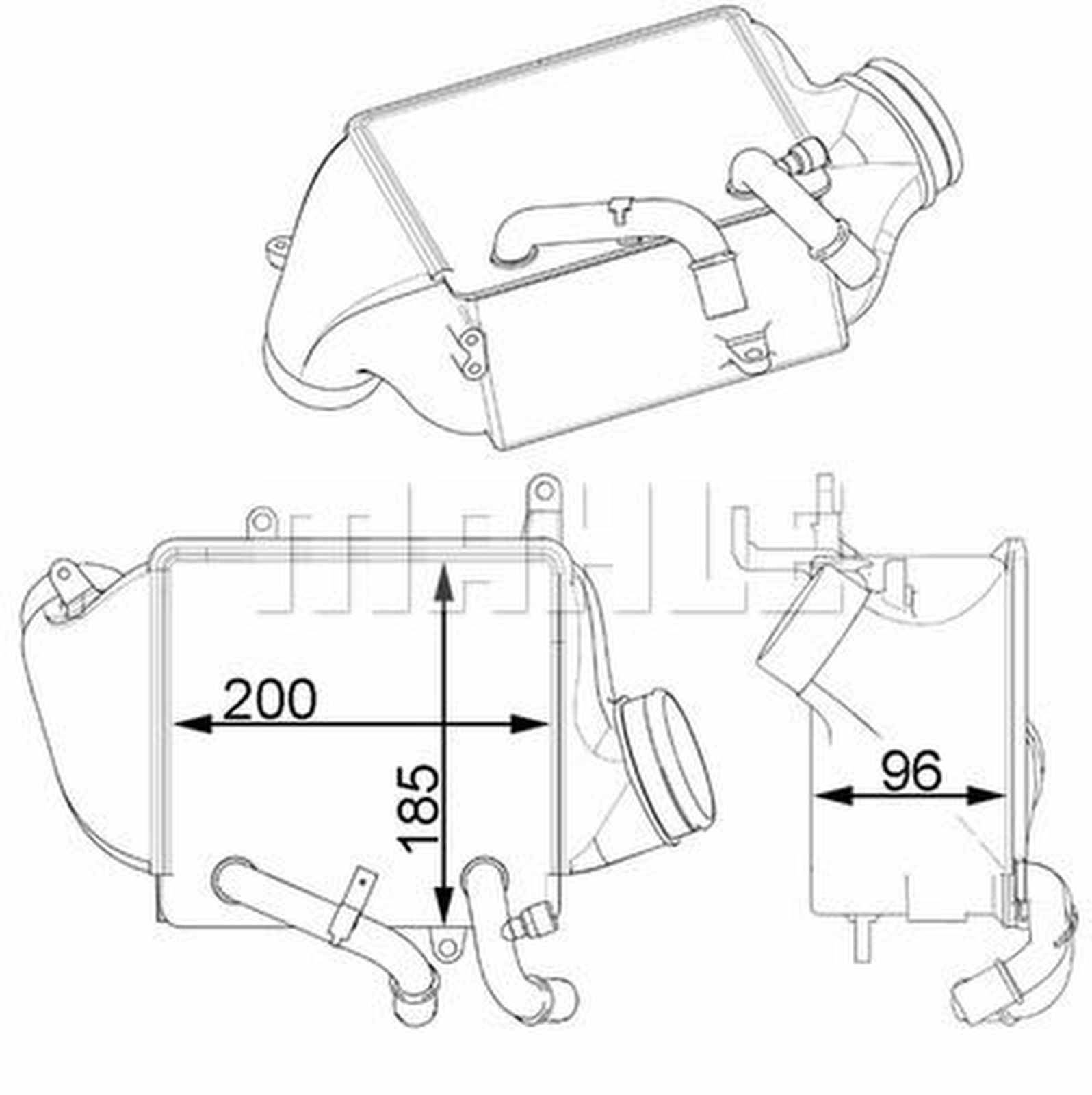 Mahle CI156000P Ladeluftkühler