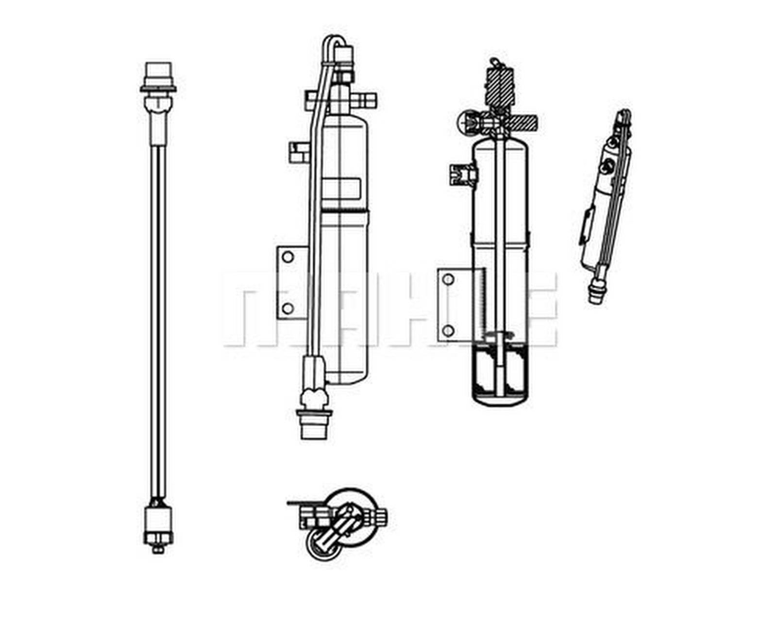 Mahle AD226000P Trockner, Klimaanlage
