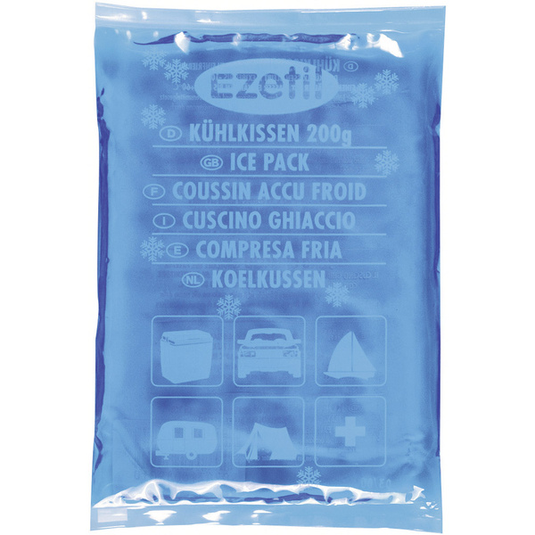 Ezetil 890100 SoftIce 200 blue Kühlkissen / Soft-Icepack (B x H x T) 100 x 12 x 180 mm