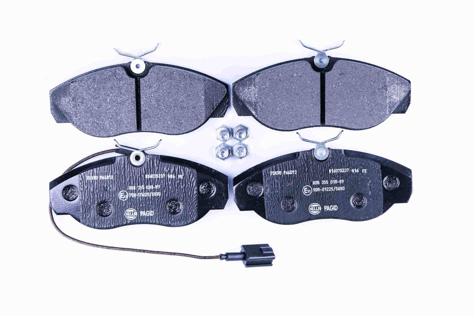 HELLA 8DB 355 018-891 Bremsbelagsatz, SBB