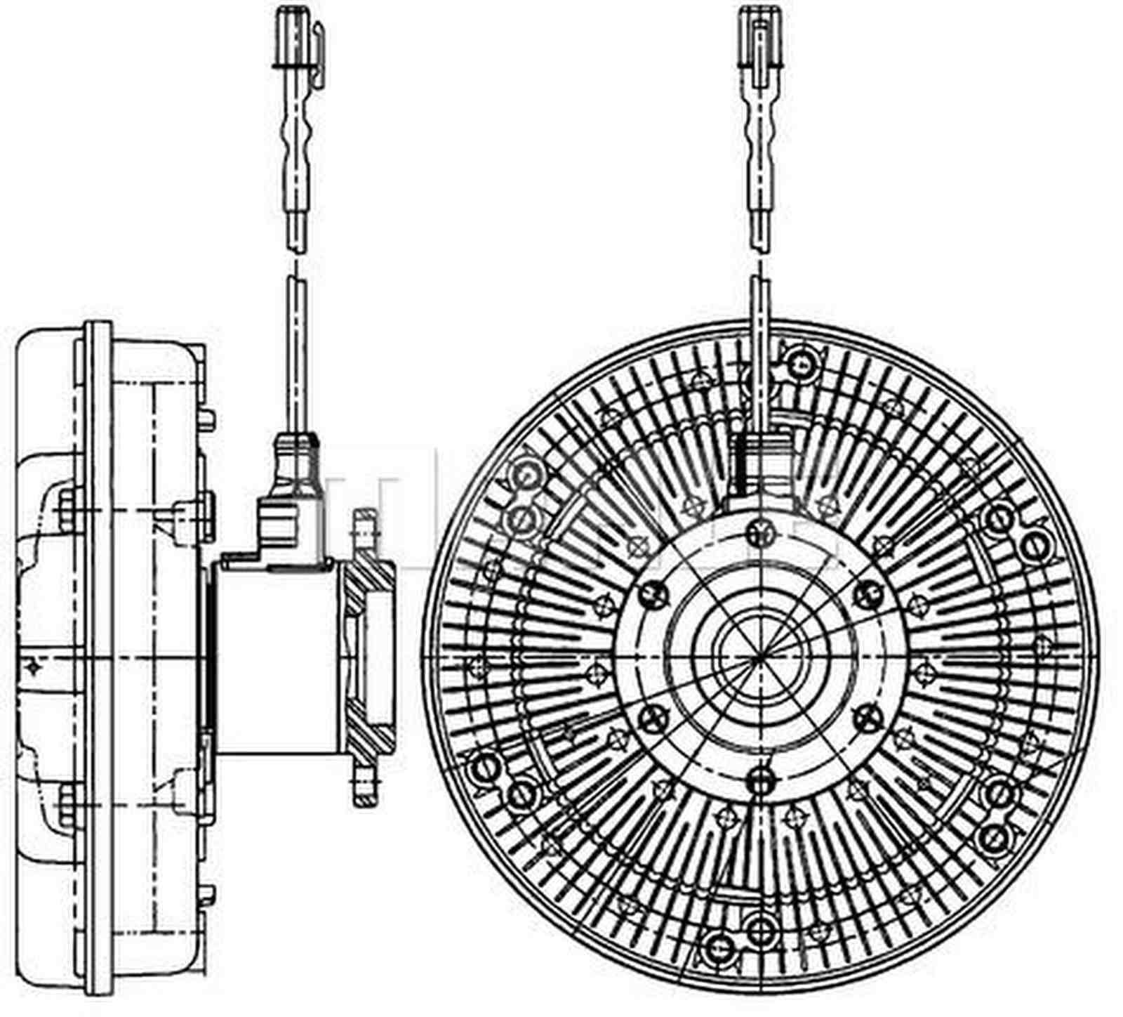 Mahle CFC223000P Kupplung, Kühlerlüfter