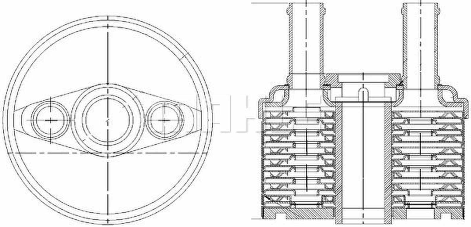 Mahle CLC179000S Ölkühler, Automatikgetriebe