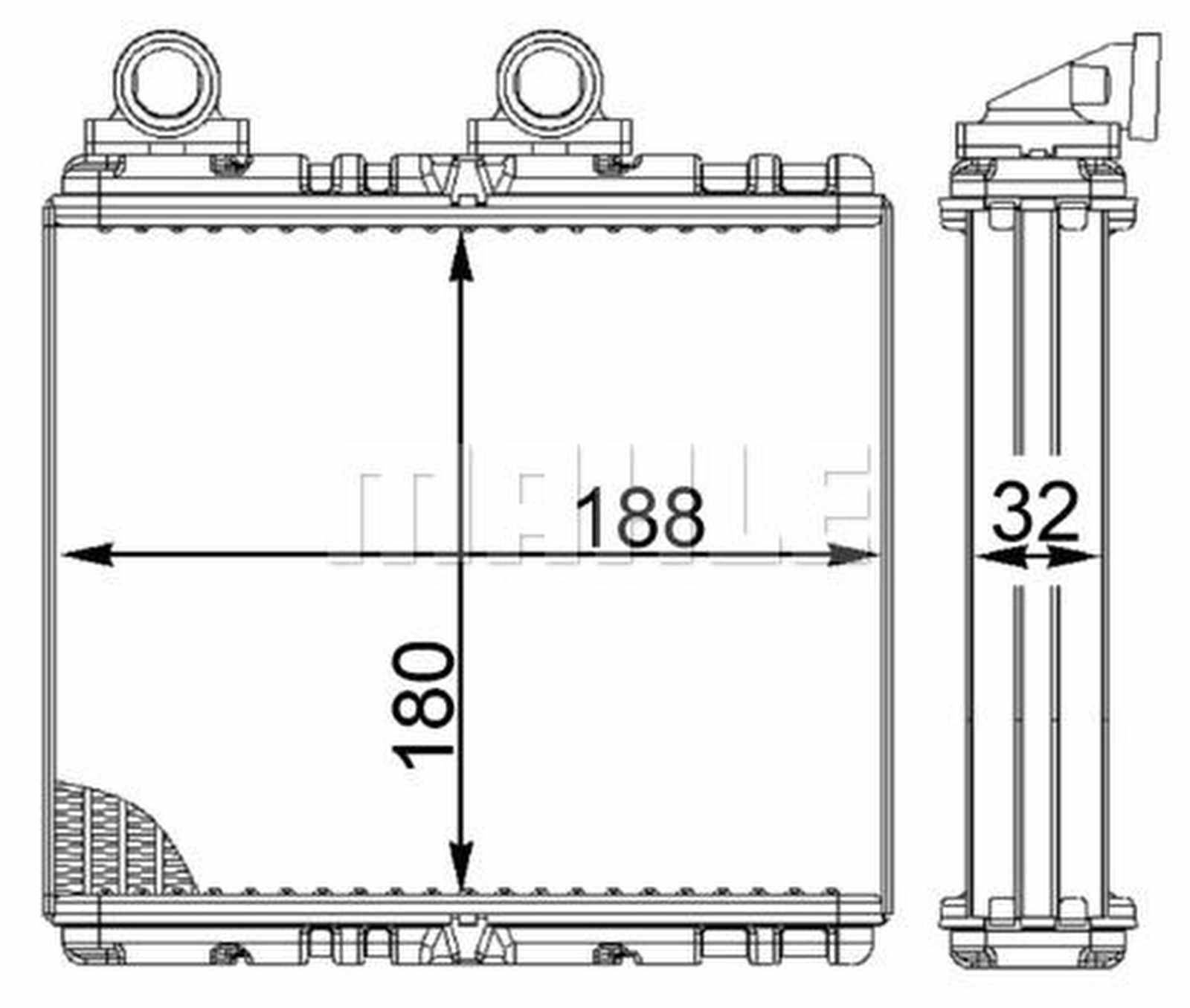 Mahle AH222000S Wärmetauscher, Innenraumheizung