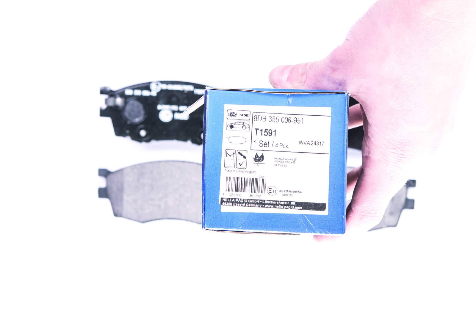 HELLA 8DB 355 006-951 Bremsbelagsatz, SBB