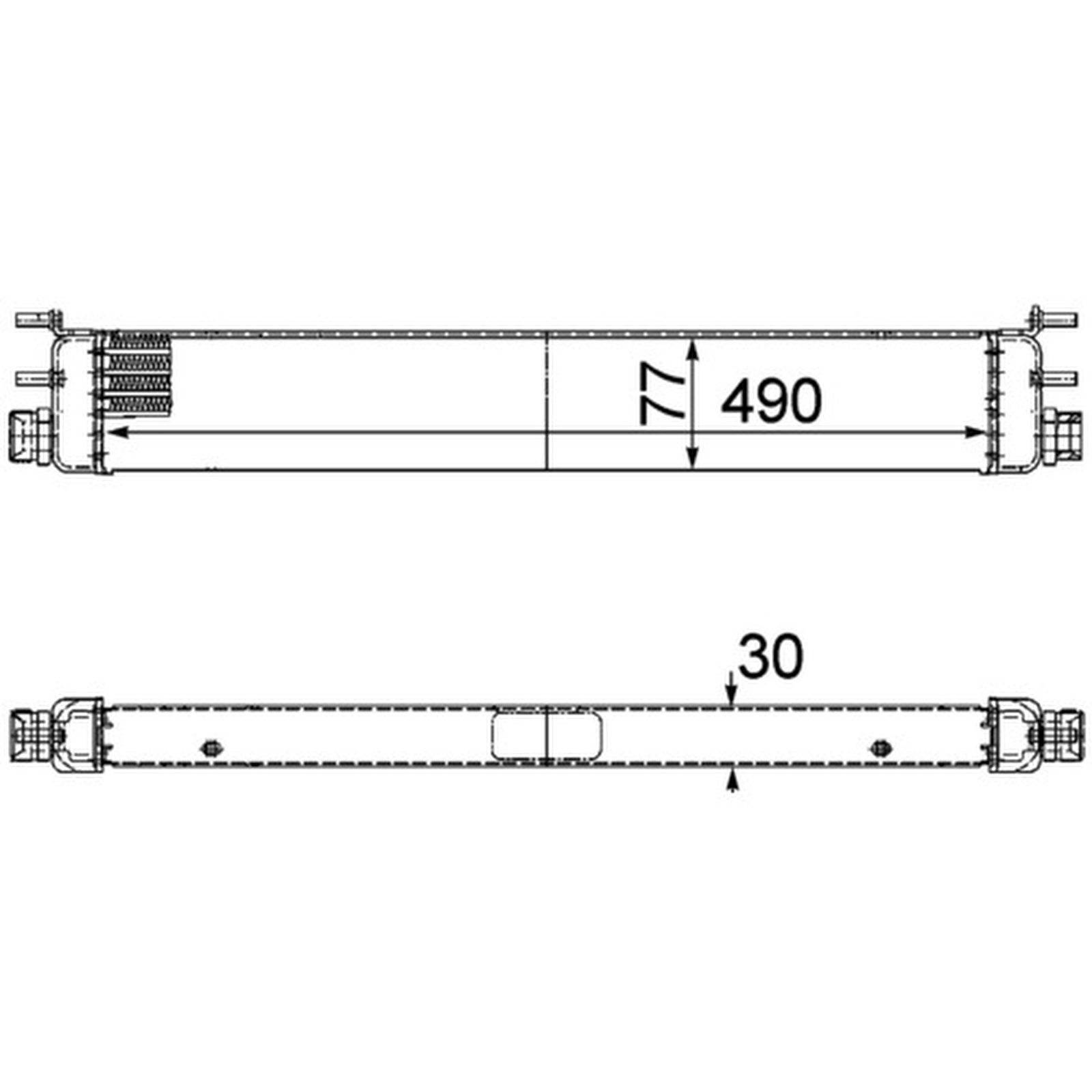 Mahle CLC68000P Ölkühler, Motoröl