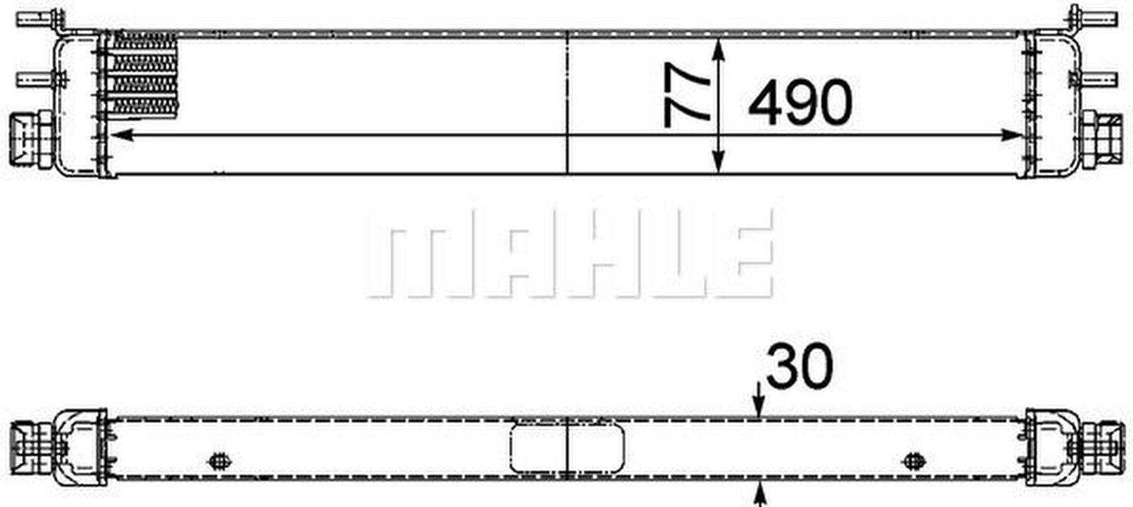 Mahle CLC68000P Ölkühler, Motoröl