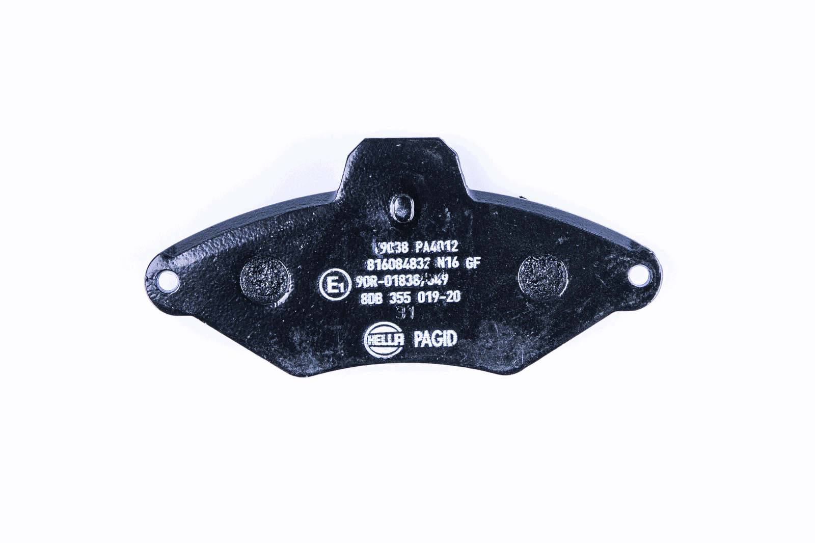 HELLA 8DB 355 019-201 Bremsbelagsatz, SBB