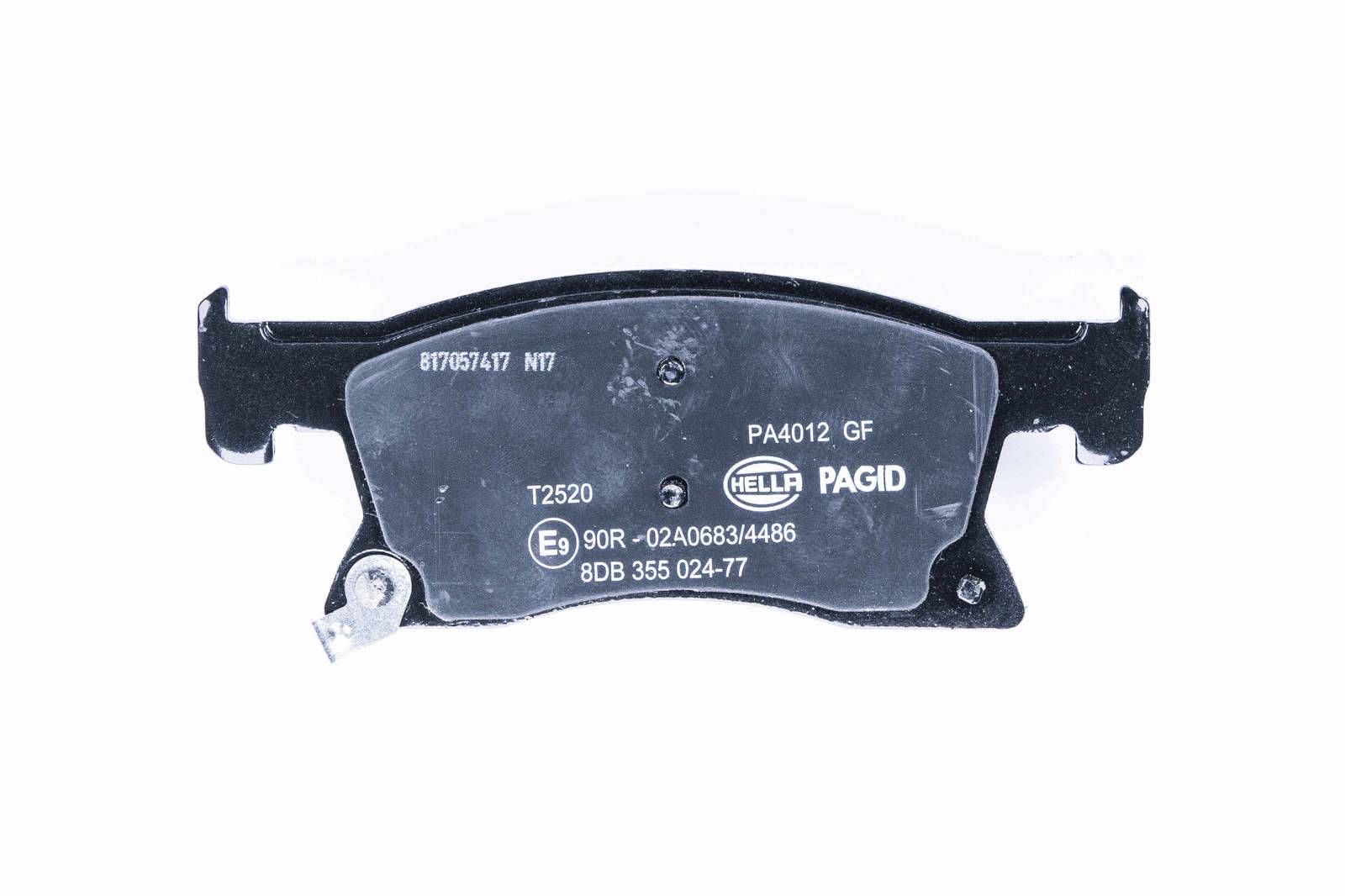 HELLA 8DB 355 024-771 Bremsbelagsatz, SBB