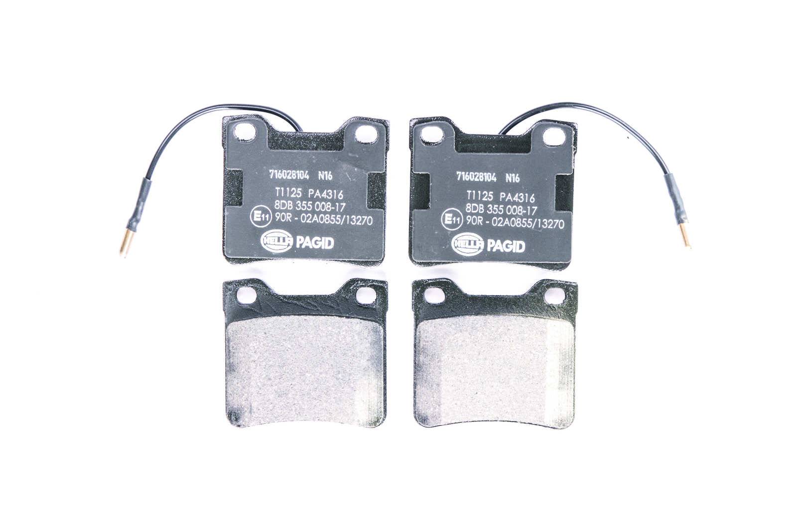 HELLA 8DB 355 008-171 Bremsbelagsatz, SBB
