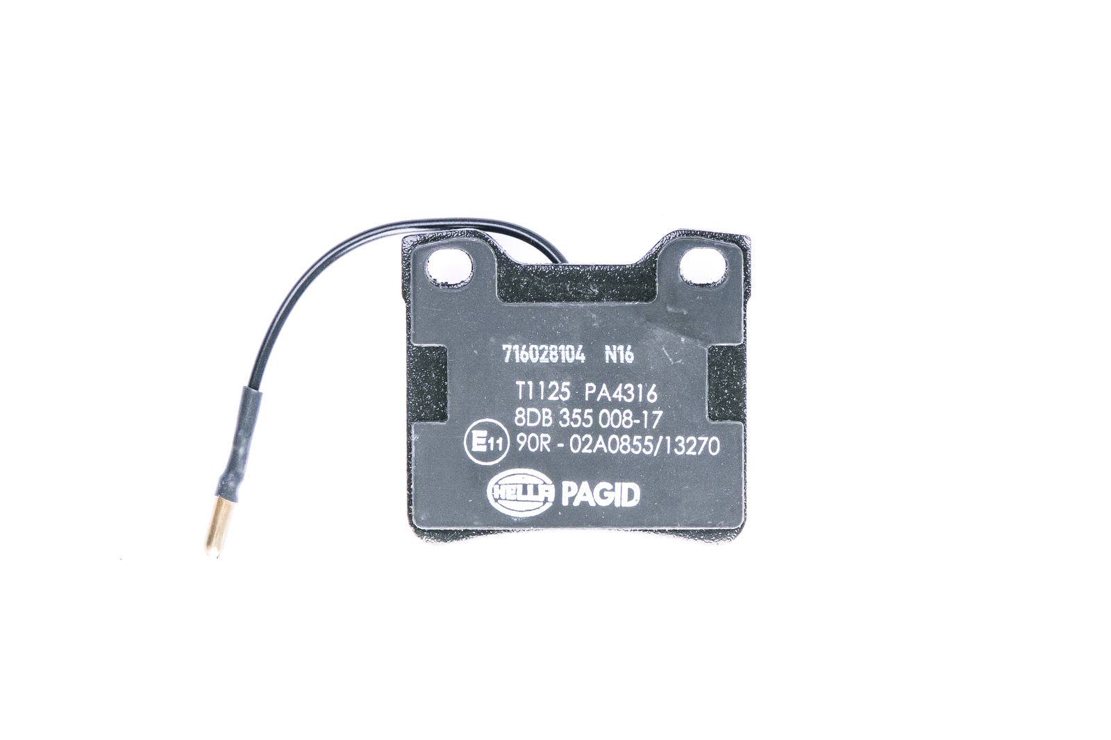HELLA 8DB 355 008-171 Bremsbelagsatz, SBB