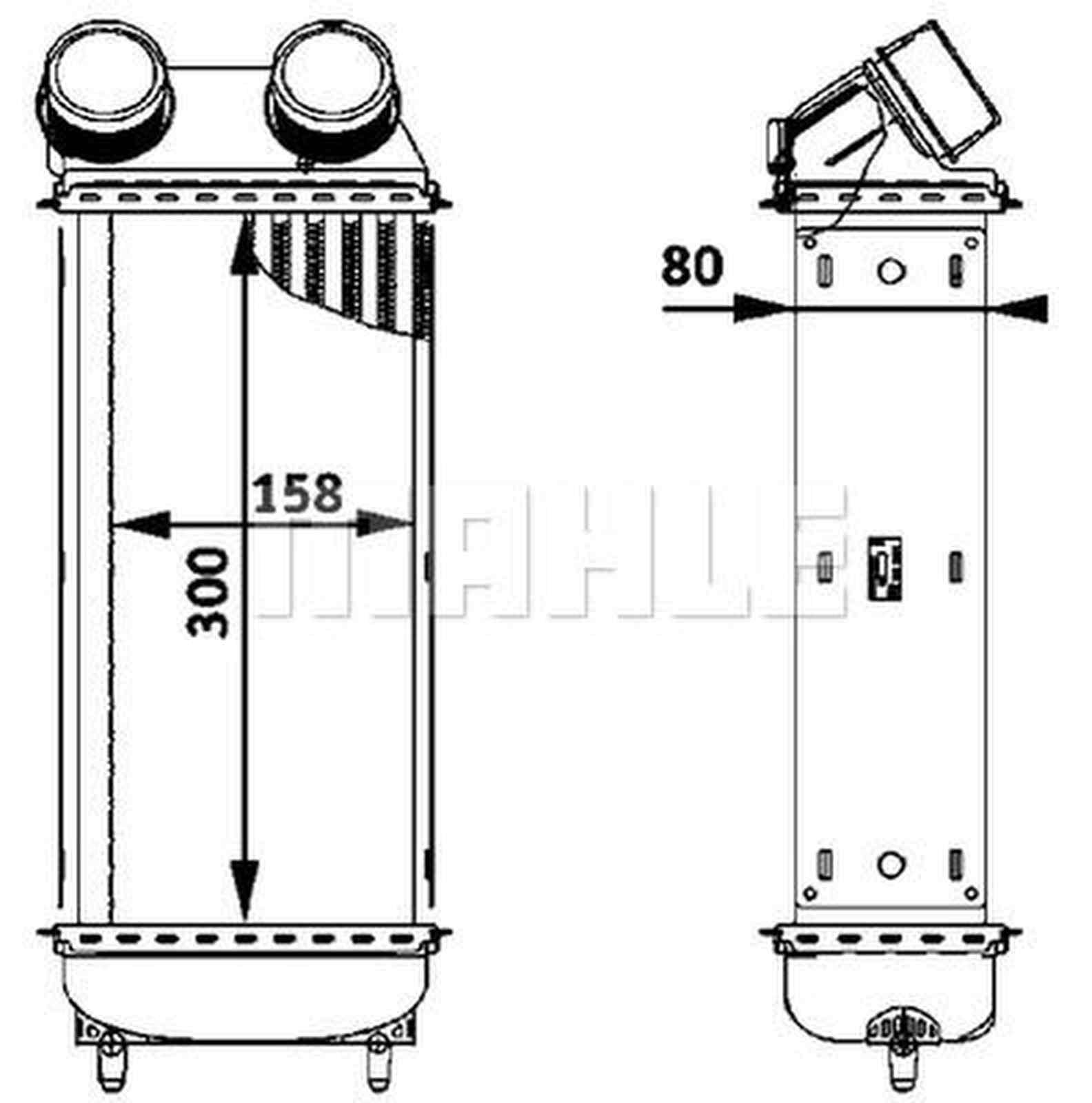 Mahle CI86000P Ladeluftkühler