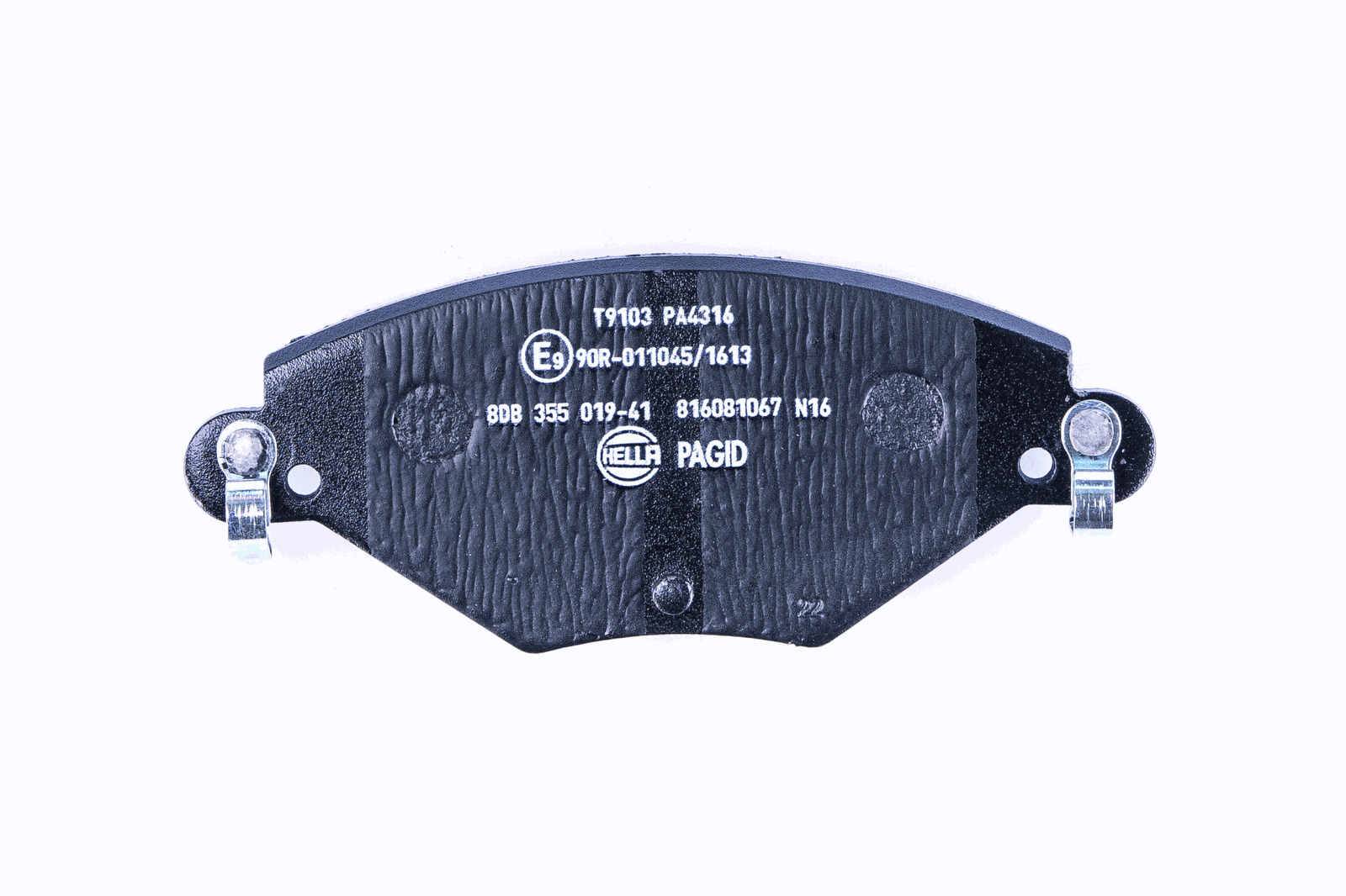 HELLA 8DB 355 019-411 Bremsbelagsatz, SBB