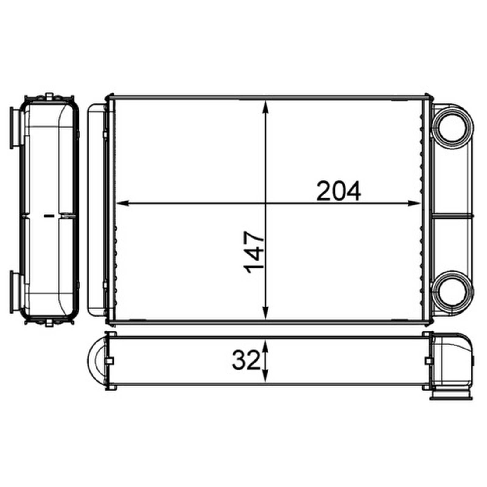 Mahle AH258000S Wärmetauscher, Innenraumheizung