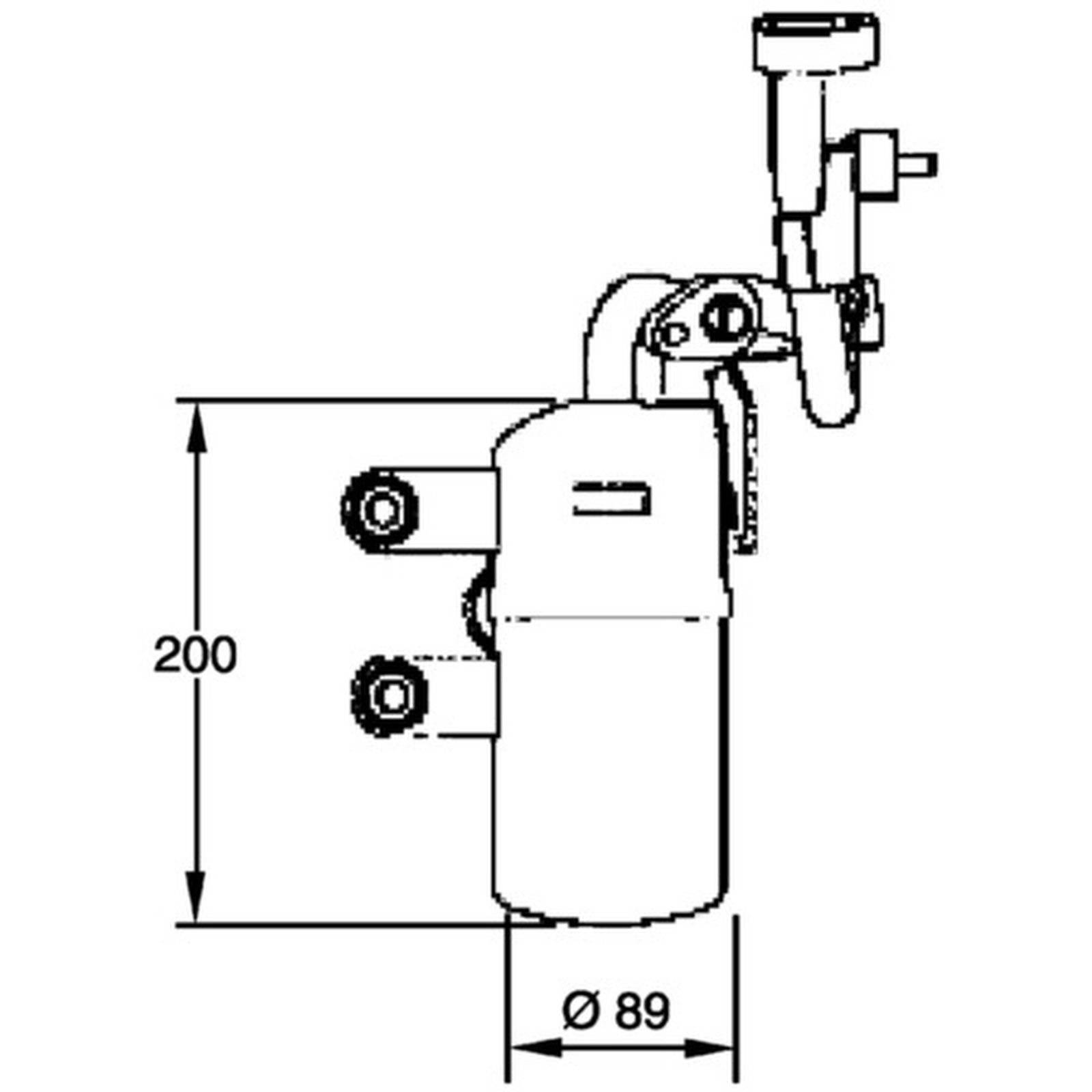 Mahle AD281000P Trockner, Klimaanlage