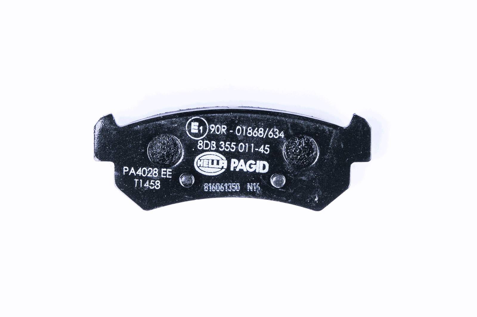 HELLA 8DB 355 011-451 Bremsbelagsatz, SBB