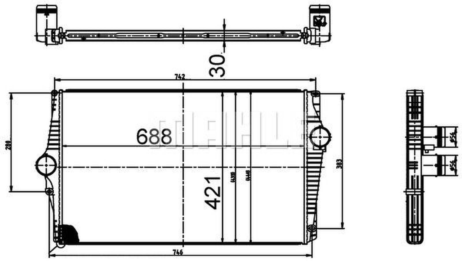 Mahle CI520000S Ladeluftkühler
