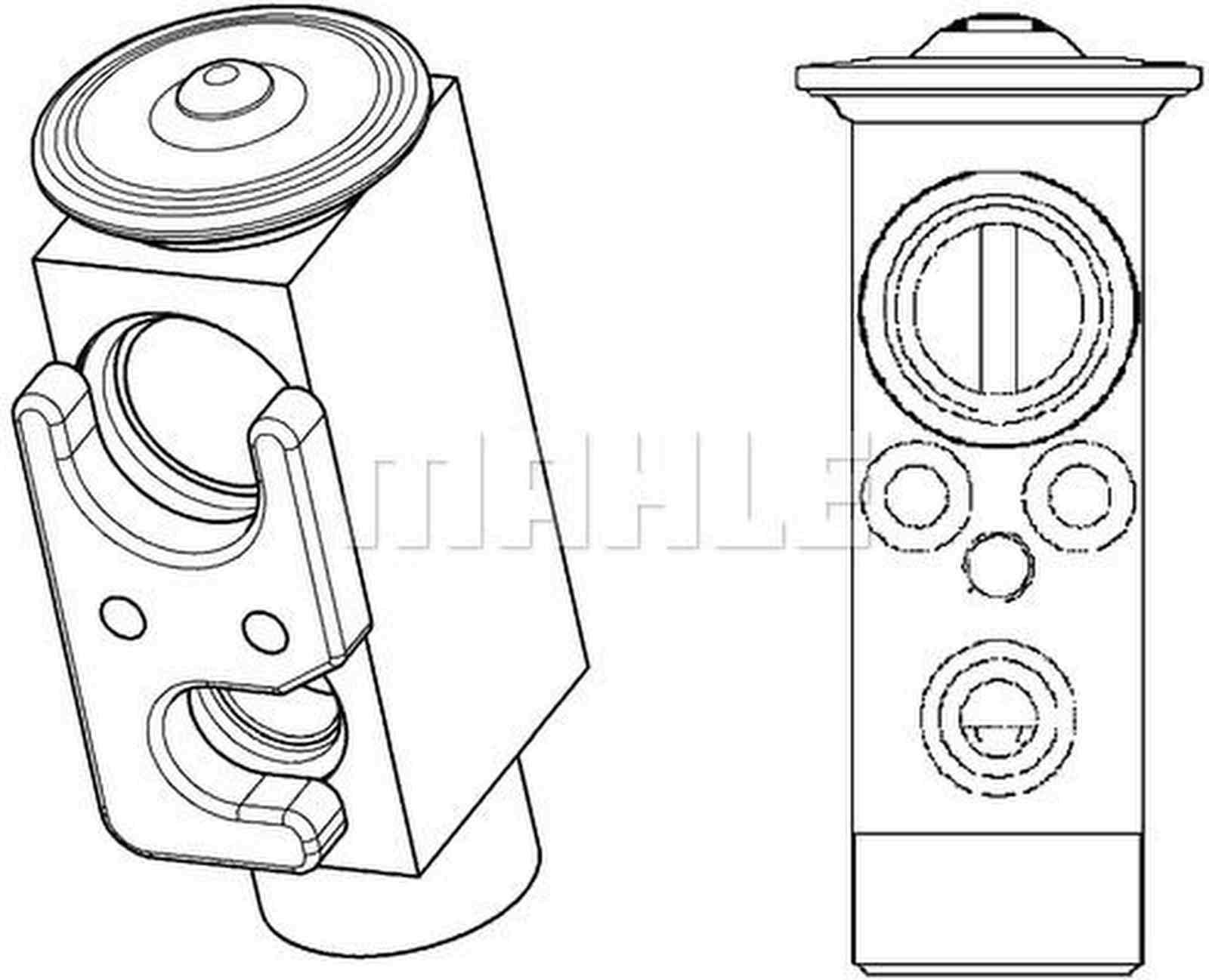 Mahle AVE72000P Expansionsventil, Klimaanlage