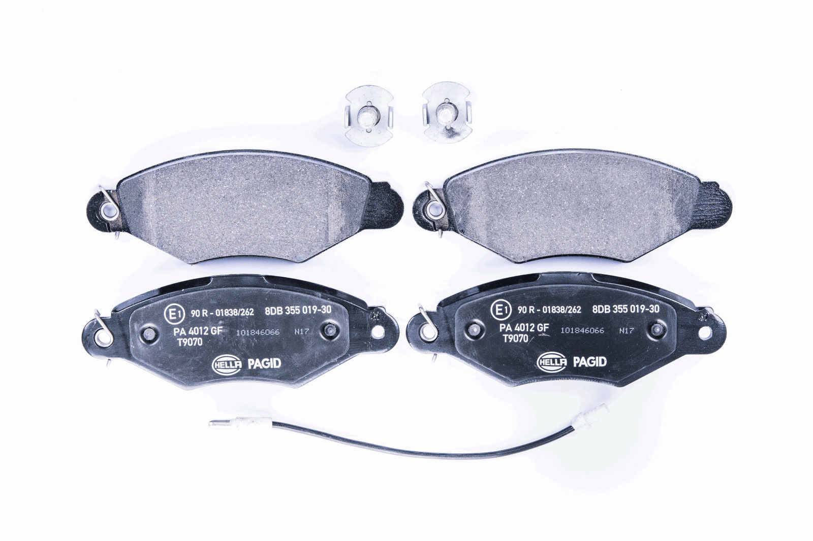 HELLA 8DB 355 019-301 Bremsbelagsatz, SBB