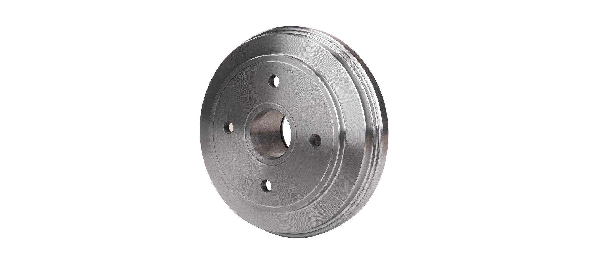 Bremstrommel Ø 208 mm Ø 12 mm HELLA passend für u.a. OPEL AGILA