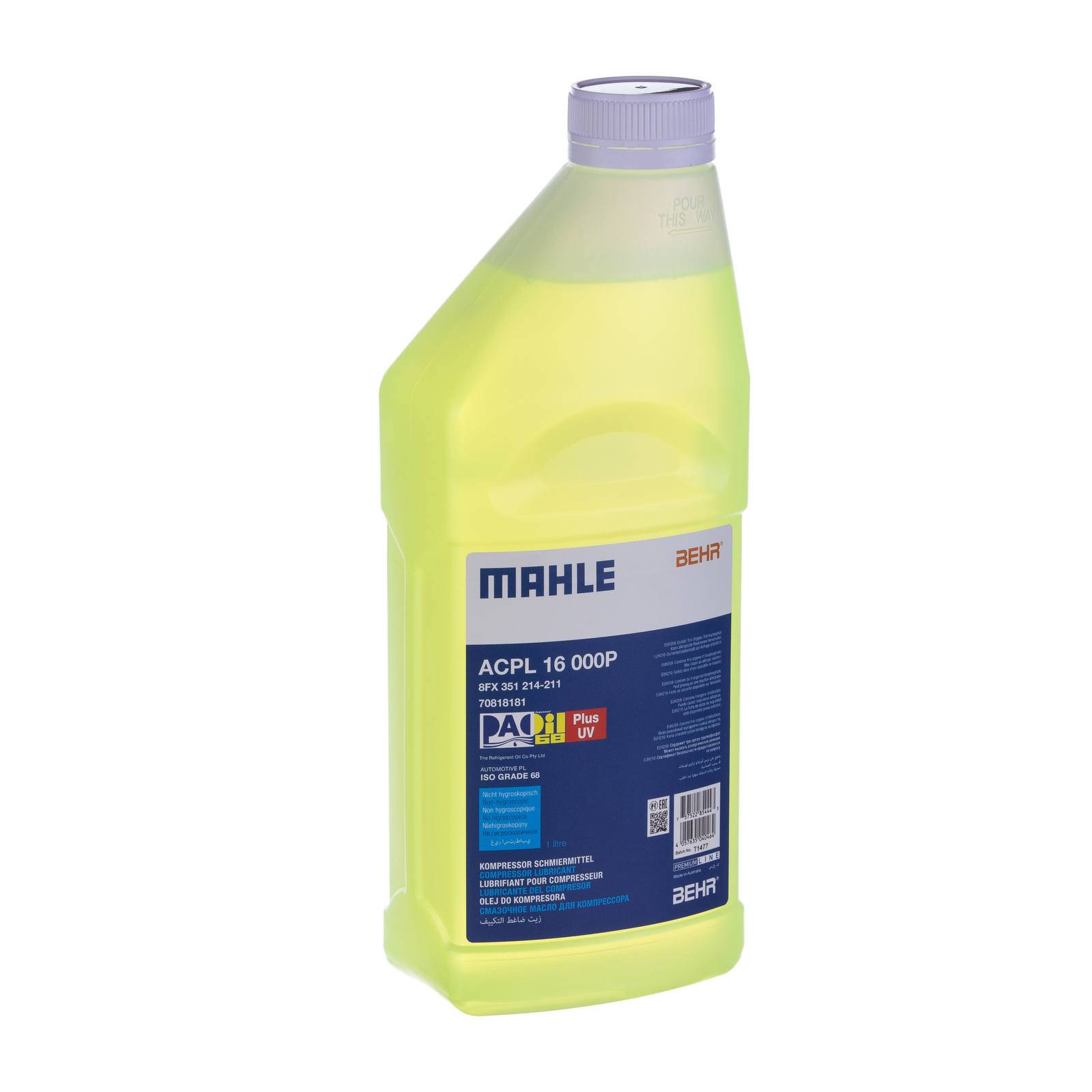 Kompressor-Öl MAHLE ACPL 16 000P