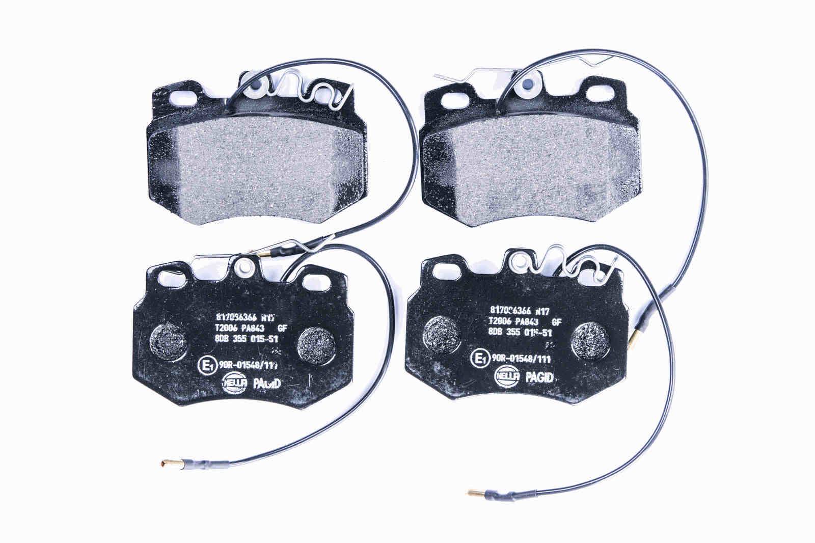HELLA 8DB 355 015-511 Bremsbelagsatz, SBB