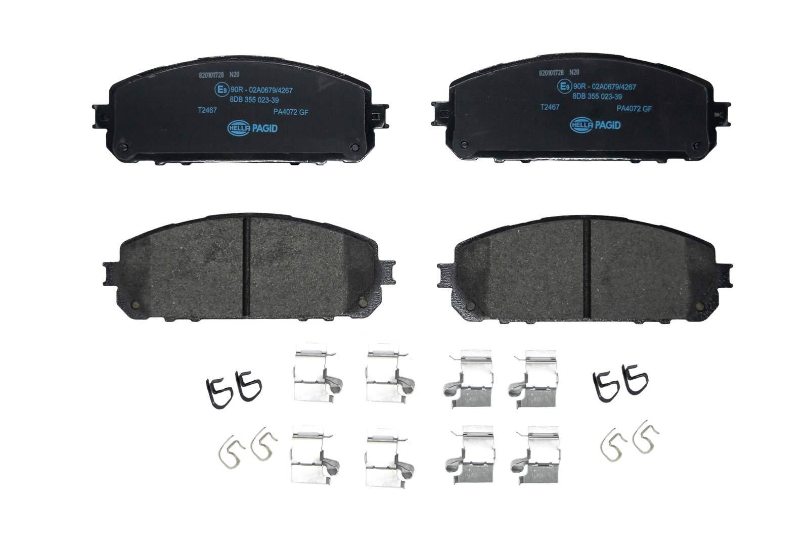 HELLA 8DB 355 023-391 Bremsbelagsatz, SBB