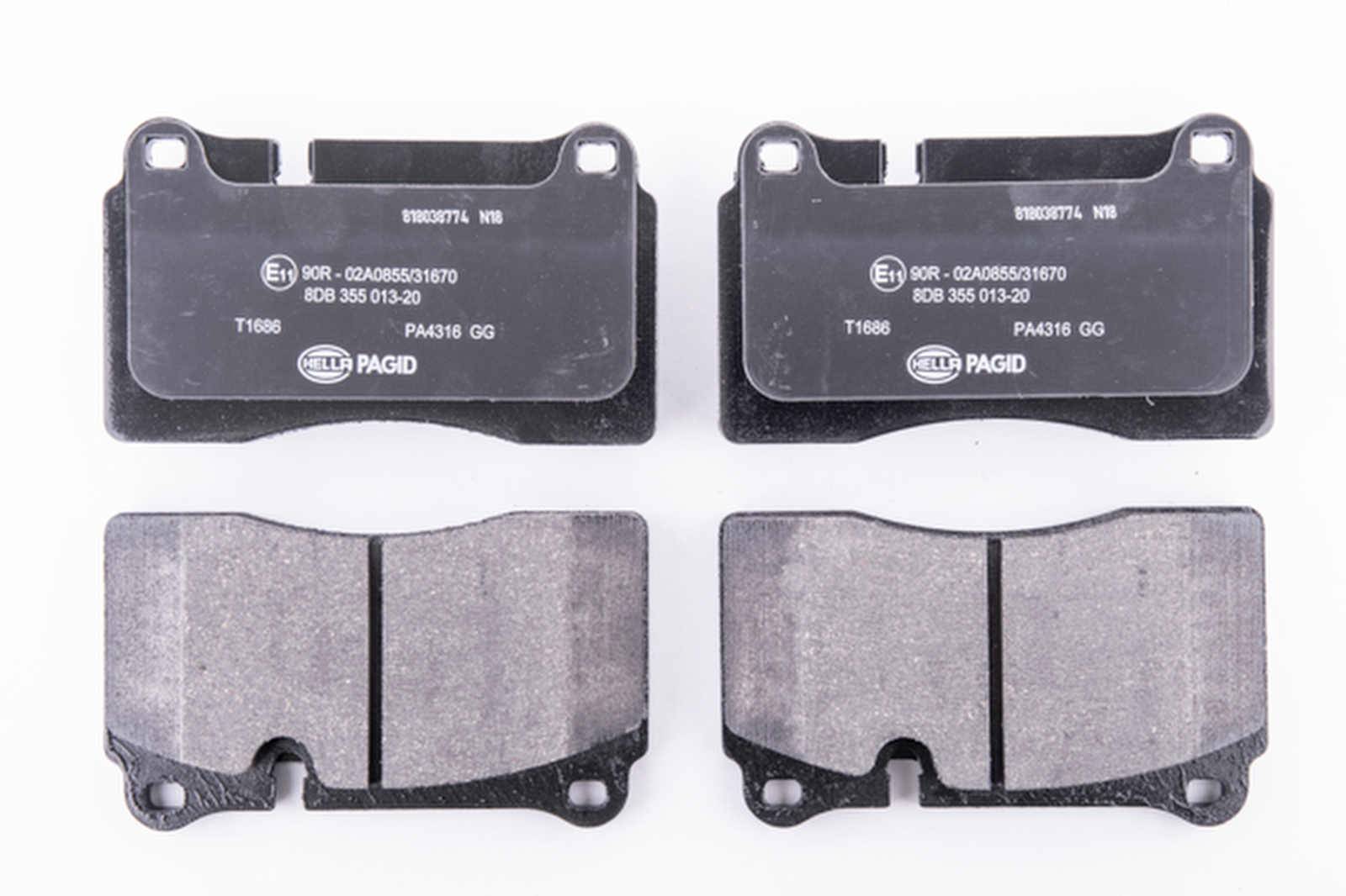 HELLA 8DB 355 013-201 Bremsbelagsatz, SBB