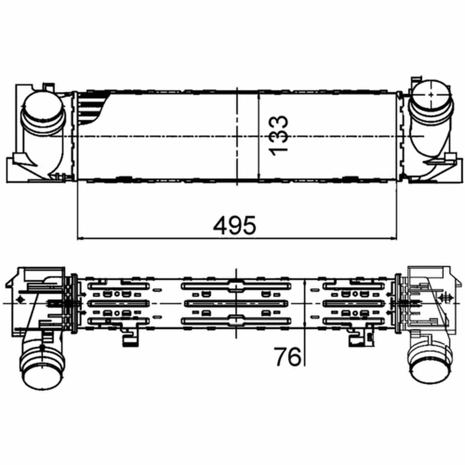 Mahle CI393000P Ladeluftkühler