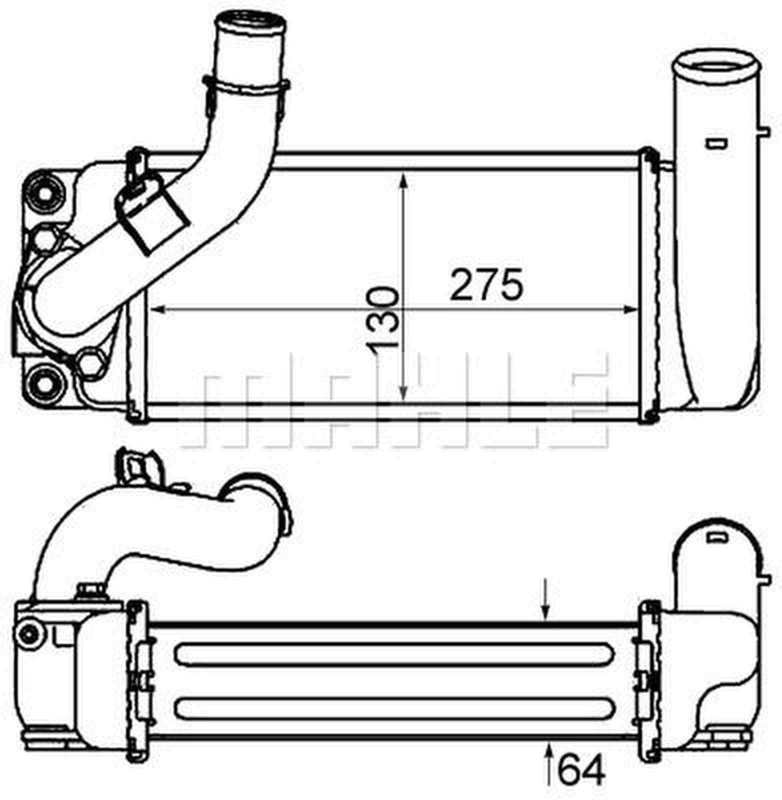 Mahle CI461000P Ladeluftkühler