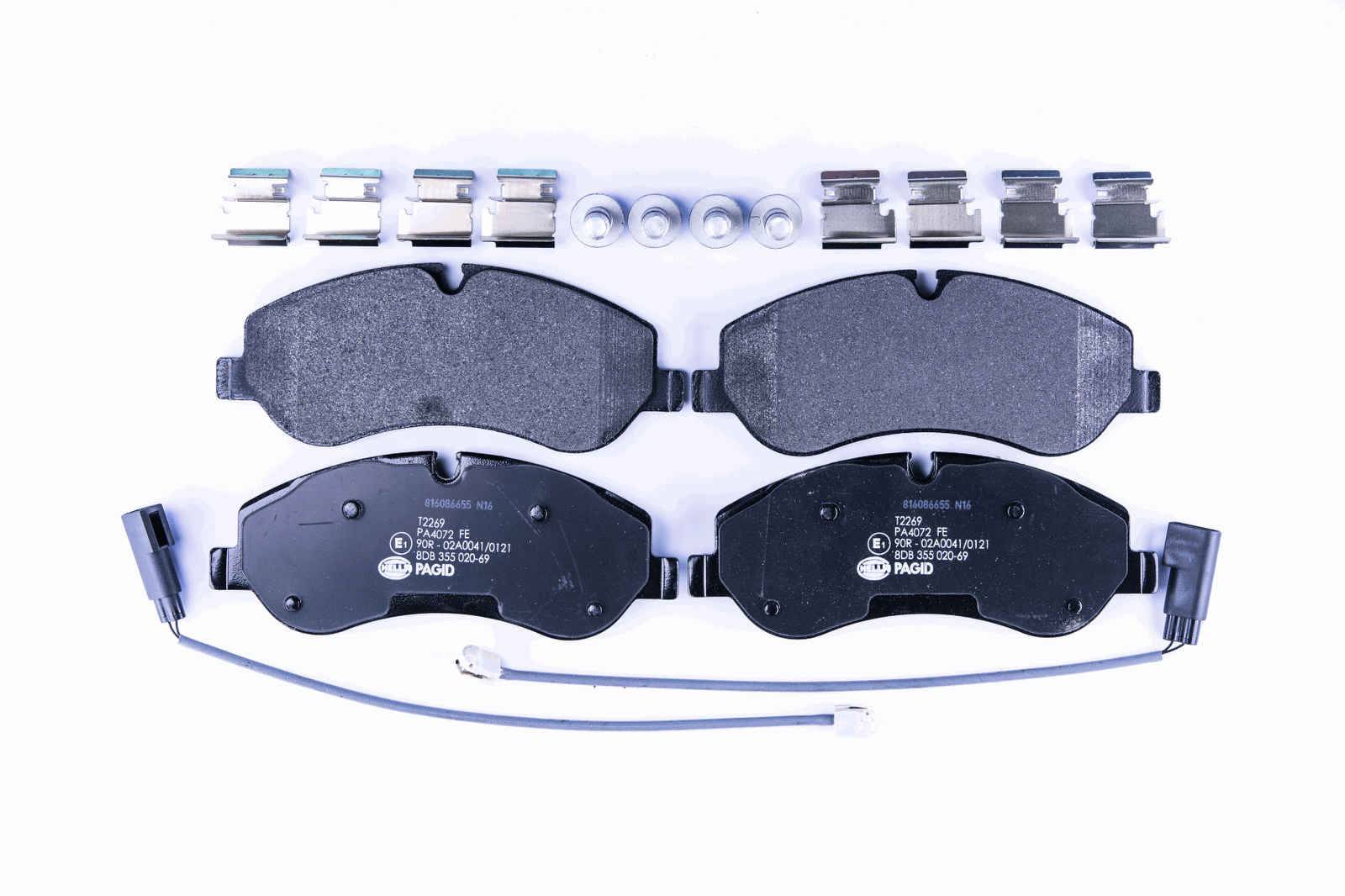 HELLA 8DB 355 020-691 Bremsbelagsatz, SBB