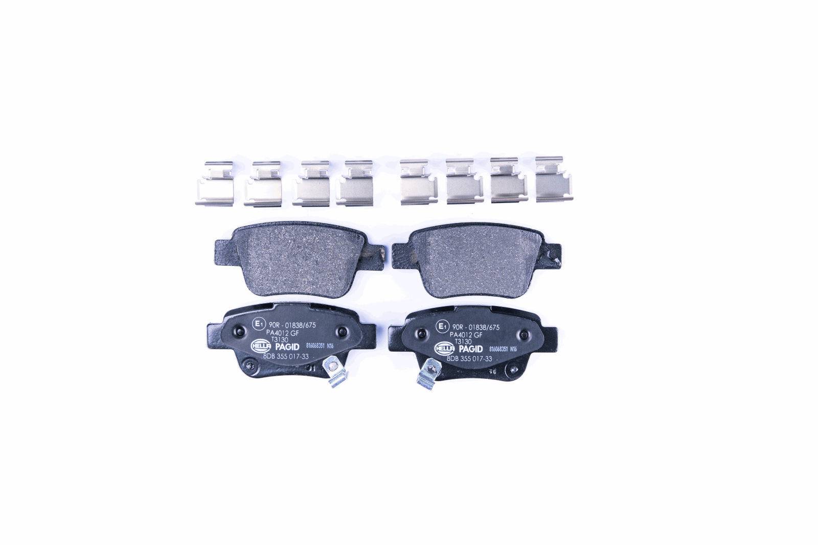 HELLA 8DB 355 017-331 Bremsbelagsatz, SBB