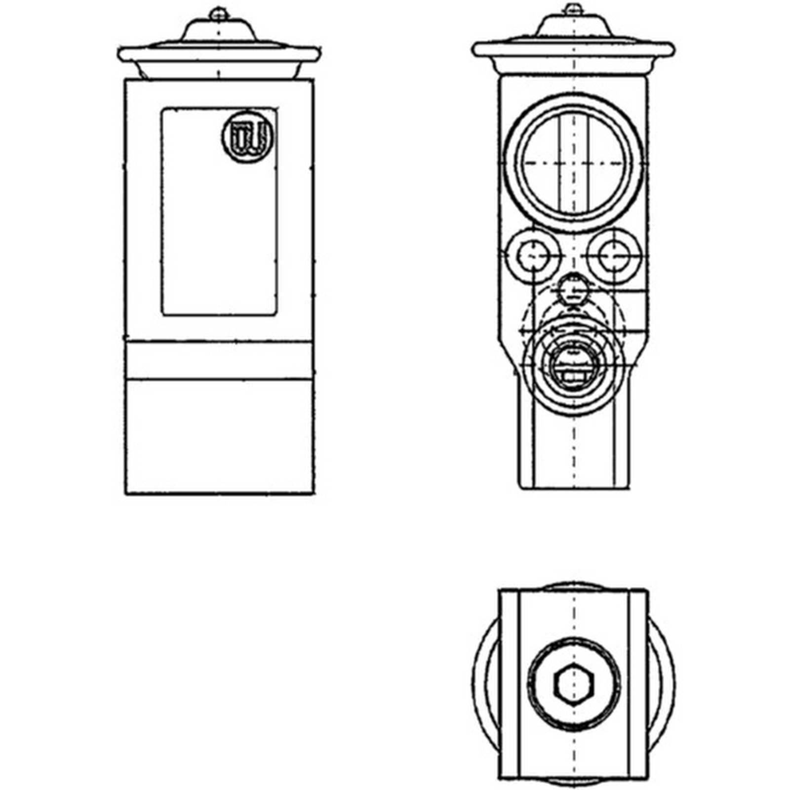 Mahle AVE61000P Expansionsventil, Klimaanlage