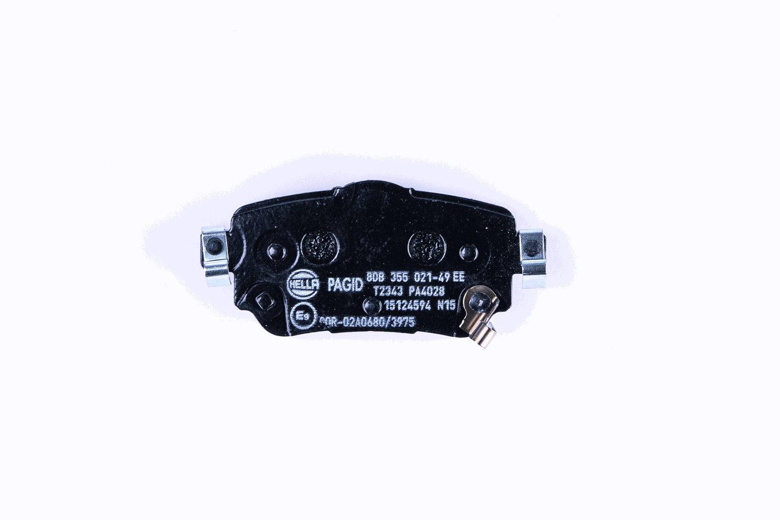 HELLA 8DB 355 021-491 Bremsbelagsatz, SBB