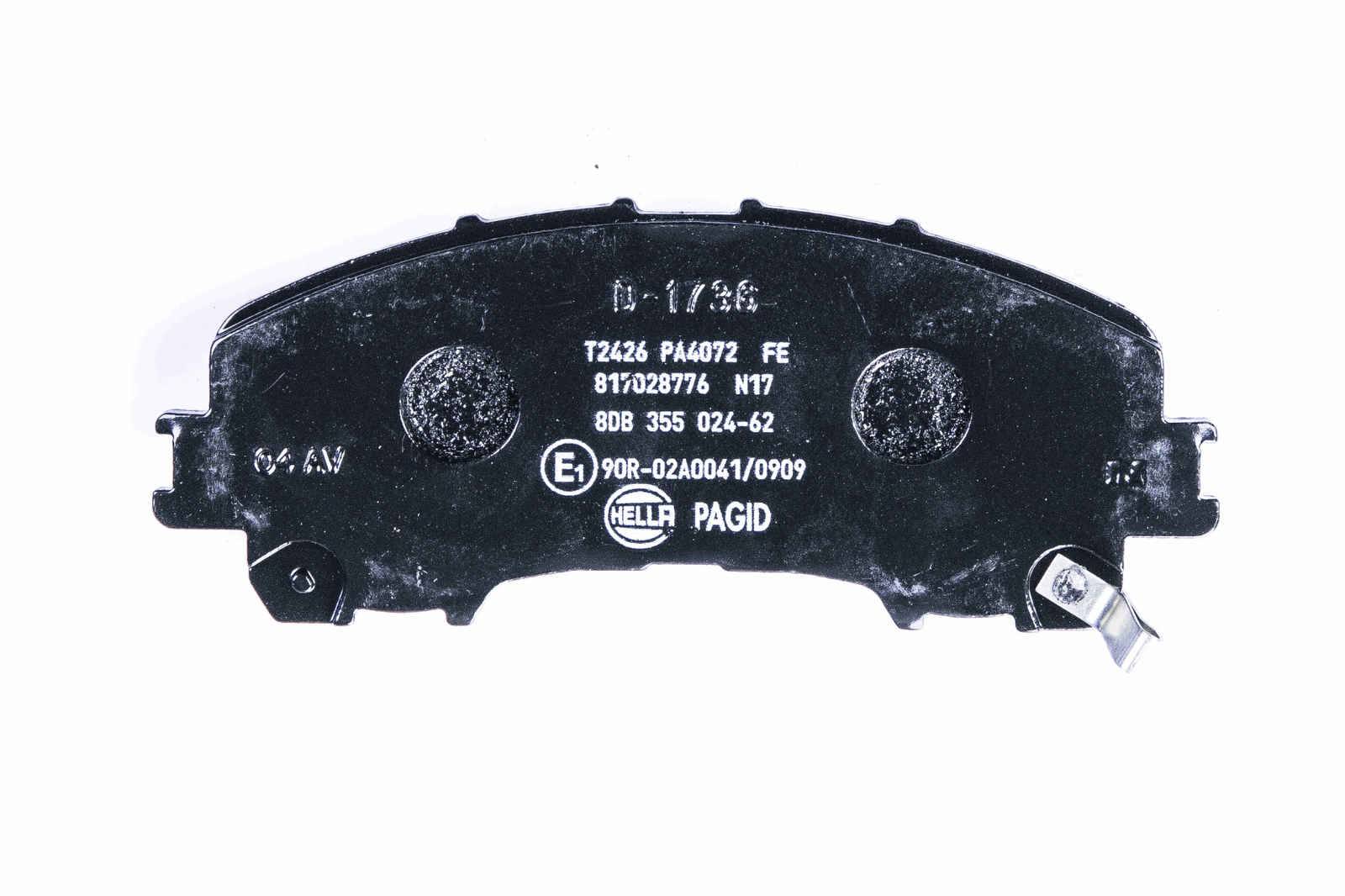 HELLA 8DB 355 024-621 Bremsbelagsatz, SBB