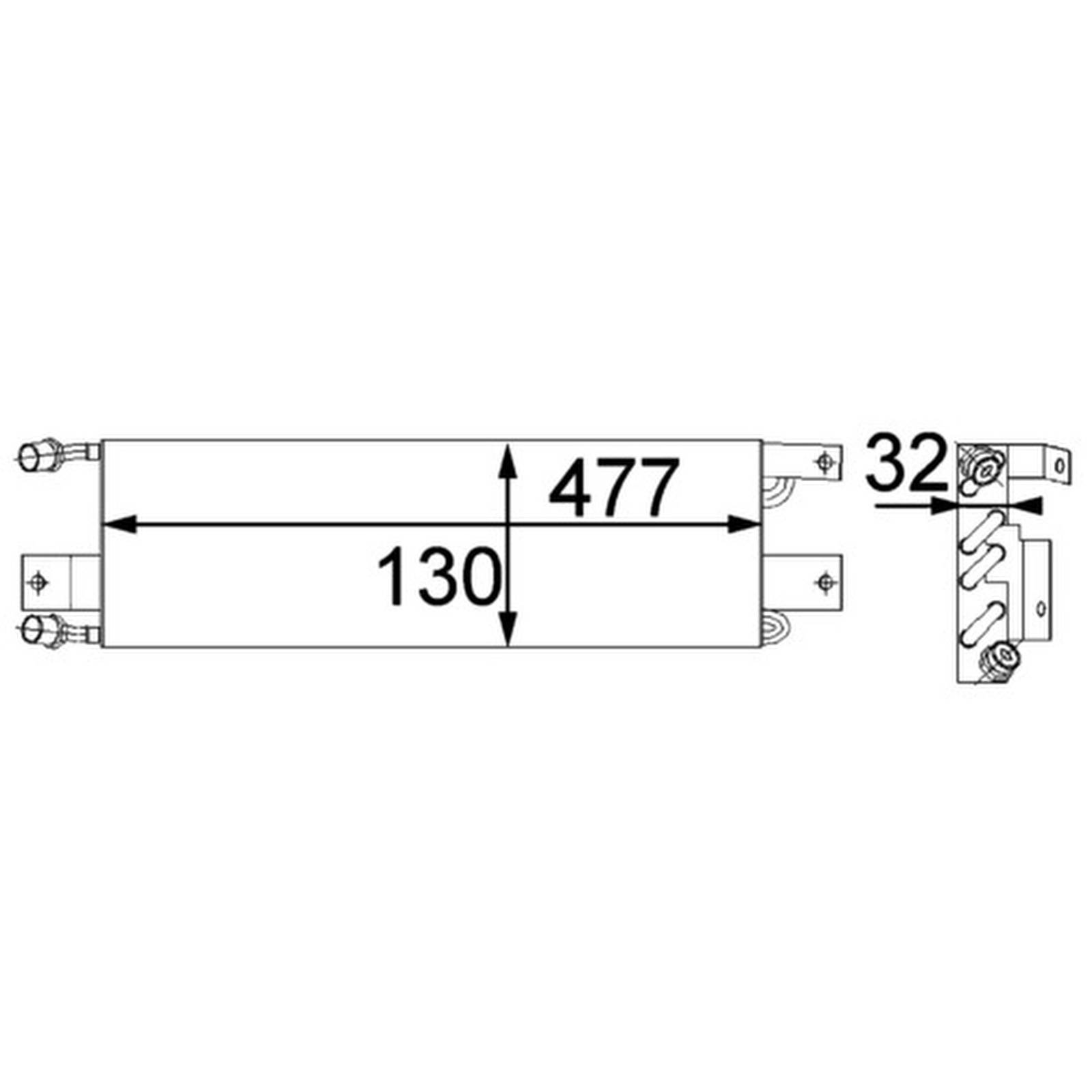 Mahle AC356000P Kondensator, Klimaanlage