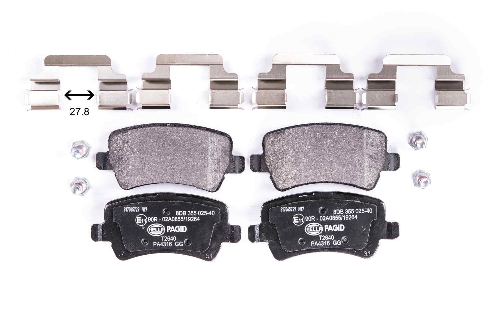 HELLA 8DB 355 025-401 Bremsbelagsatz, SBB