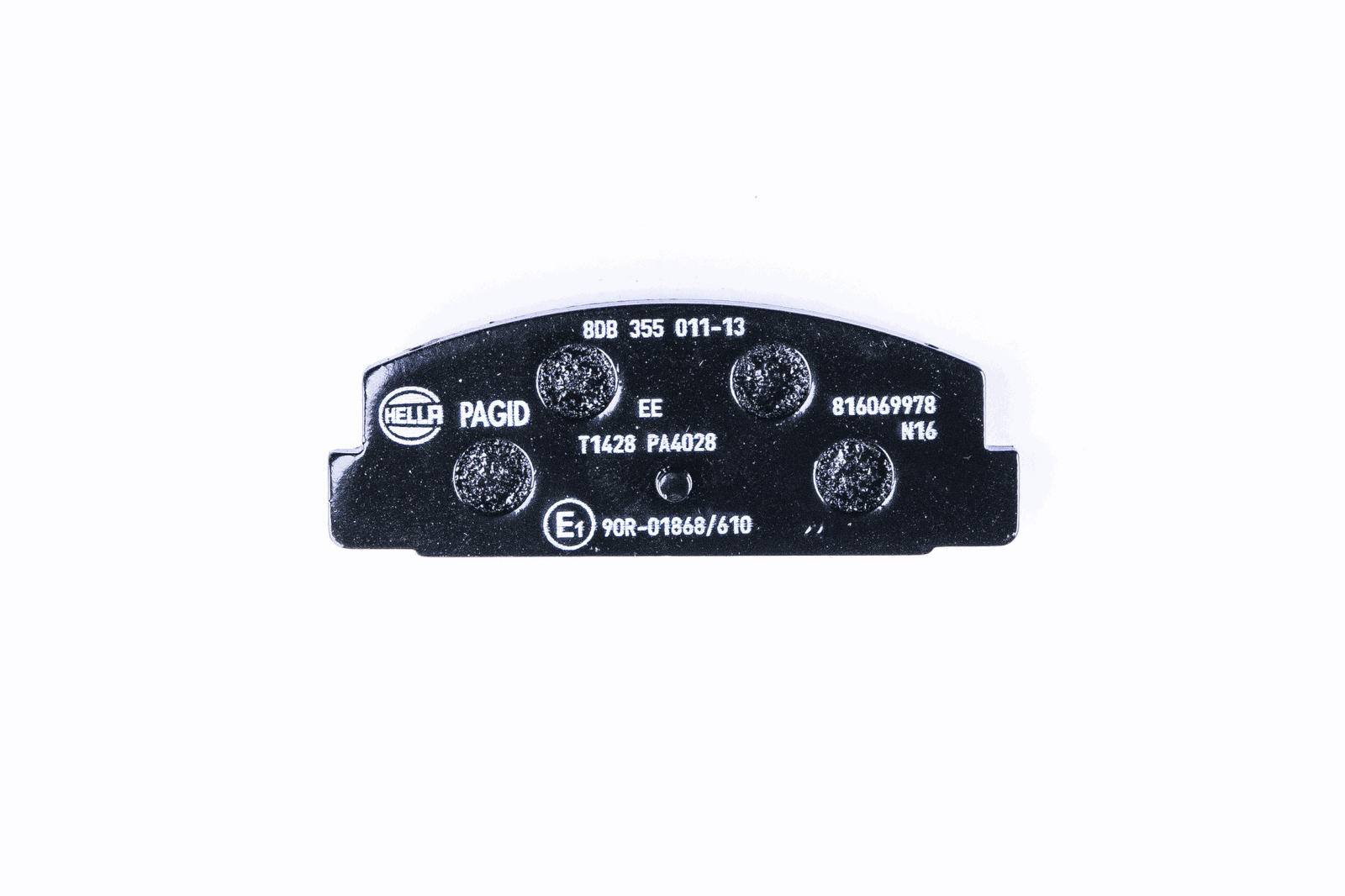 HELLA 8DB 355 011-131 Bremsbelagsatz, SBB