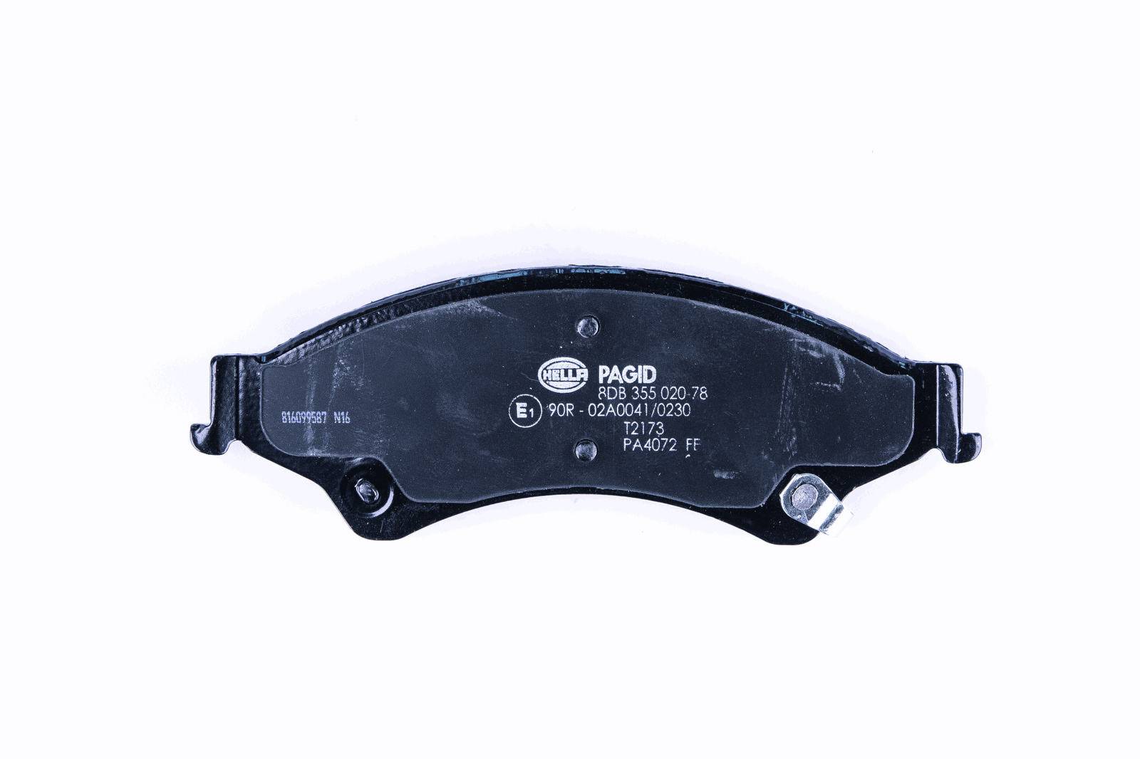 HELLA 8DB 355 020-781 Bremsbelagsatz, SBB
