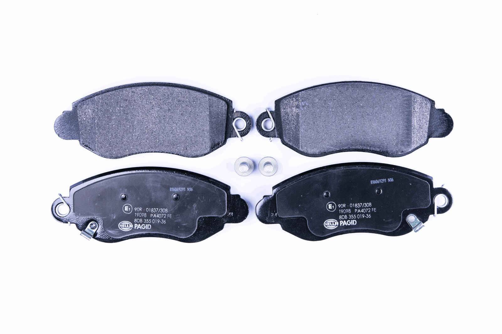 HELLA 8DB 355 019-361 Bremsbelagsatz, SBB