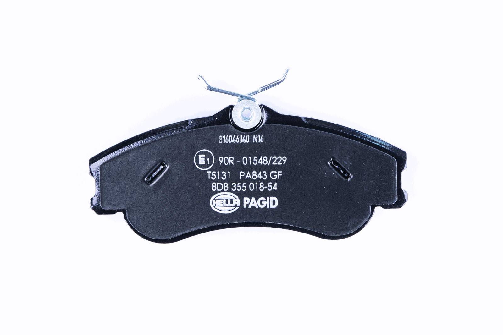 HELLA 8DB 355 018-541 Bremsbelagsatz, SBB