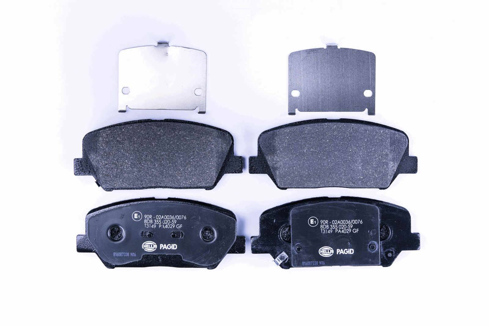 HELLA 8DB 355 020-591 Bremsbelagsatz, SBB