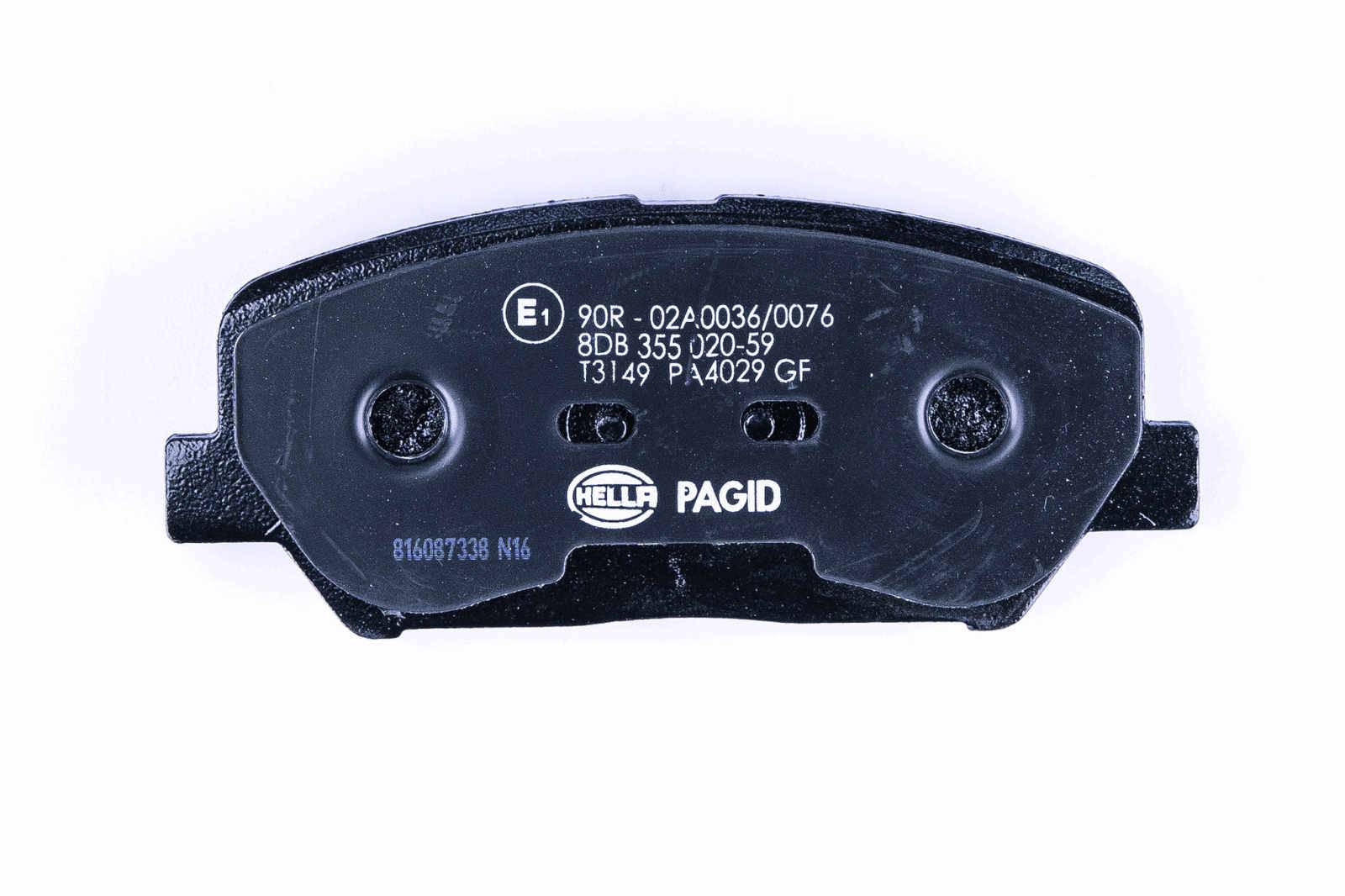 HELLA 8DB 355 020-591 Bremsbelagsatz, SBB