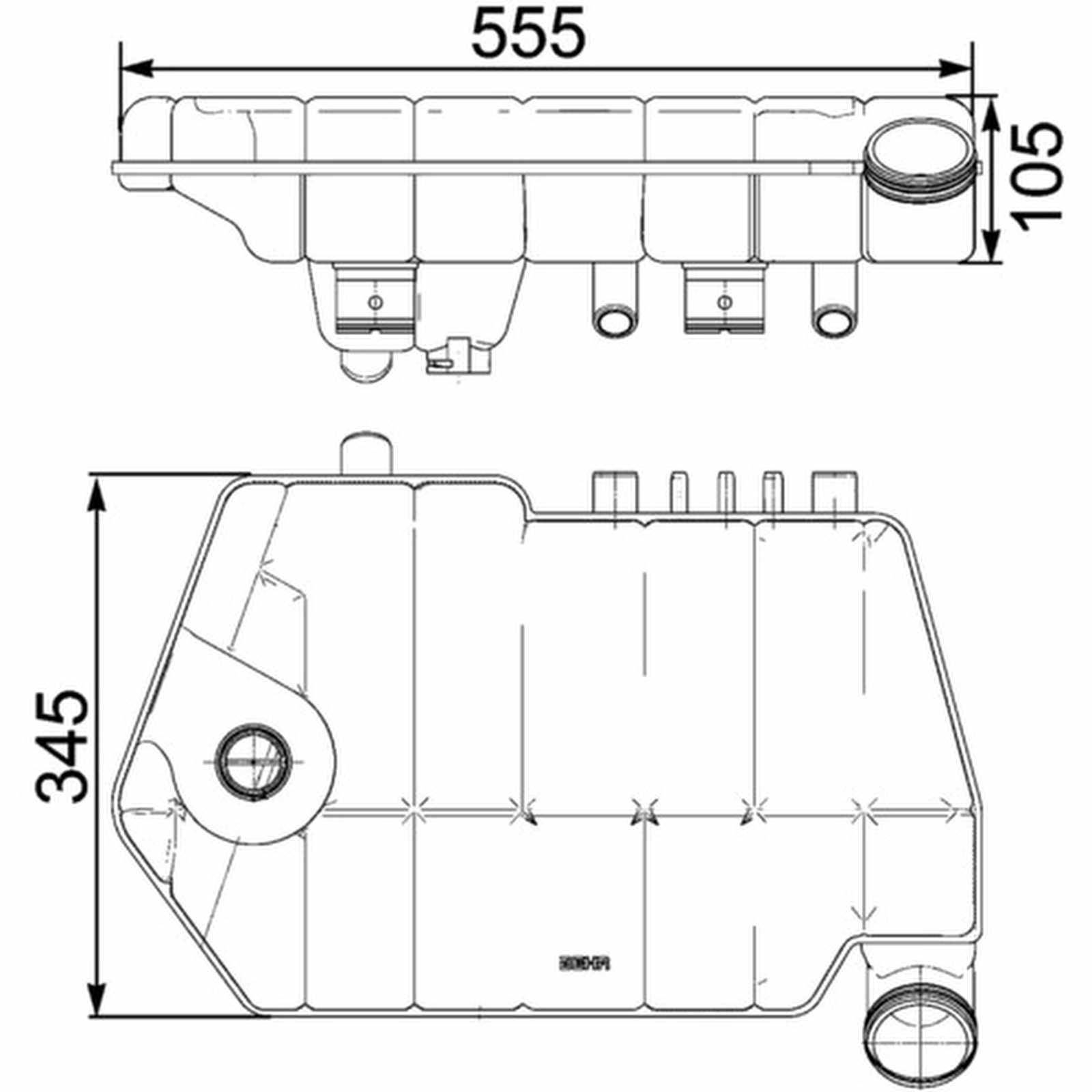 Mahle CRT66000P Ausgleichsbehälter, Kühlmittel