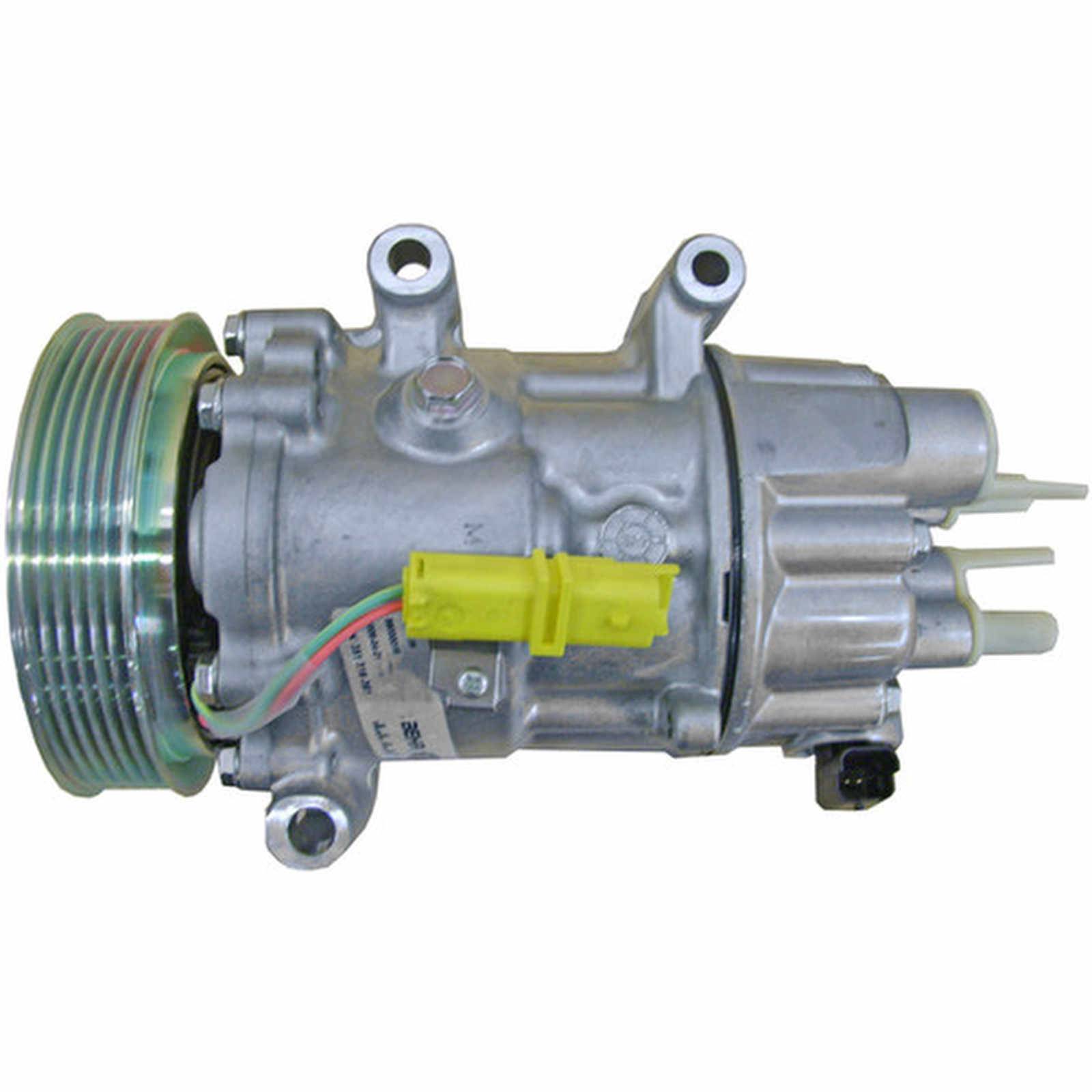 Klimakompressor 12 V Ø 119 mm MAHLE passend für u.a. PEUGEOT 308