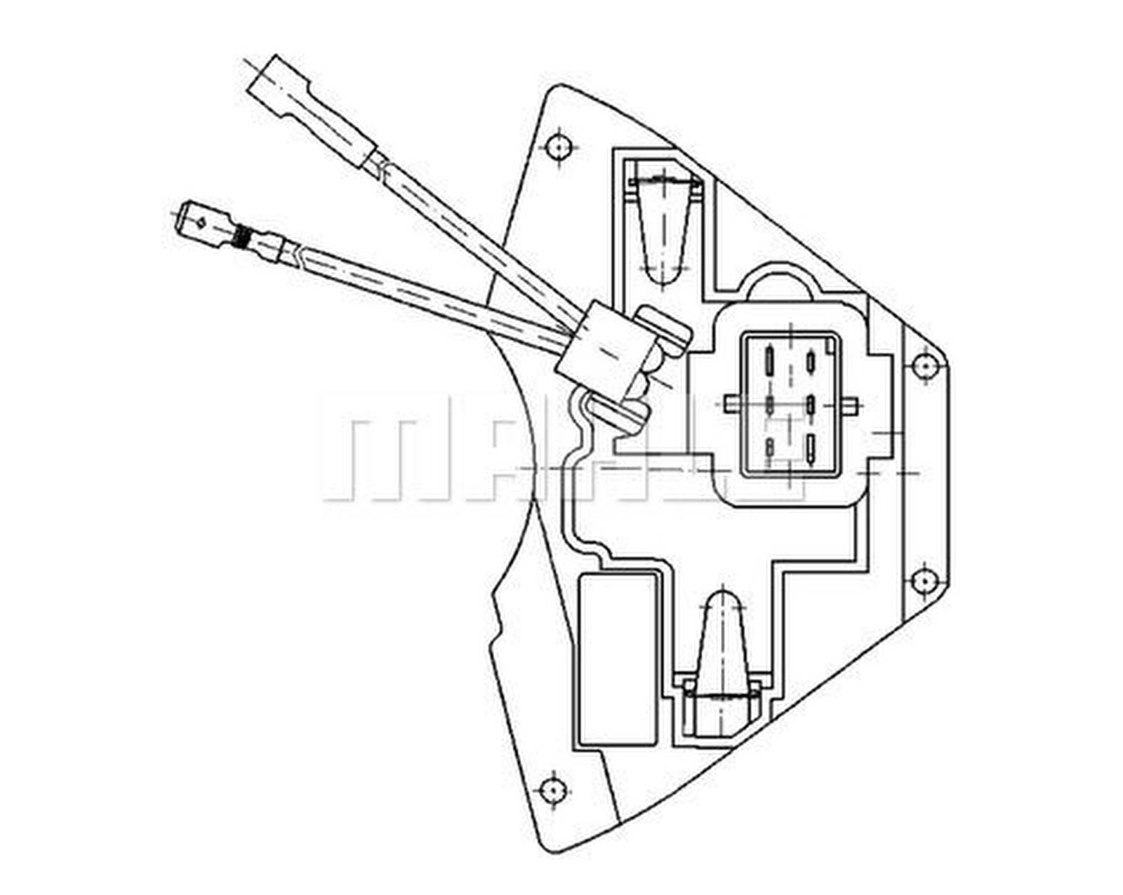 Mahle ABR31000P Regler, Innenraumgebläse