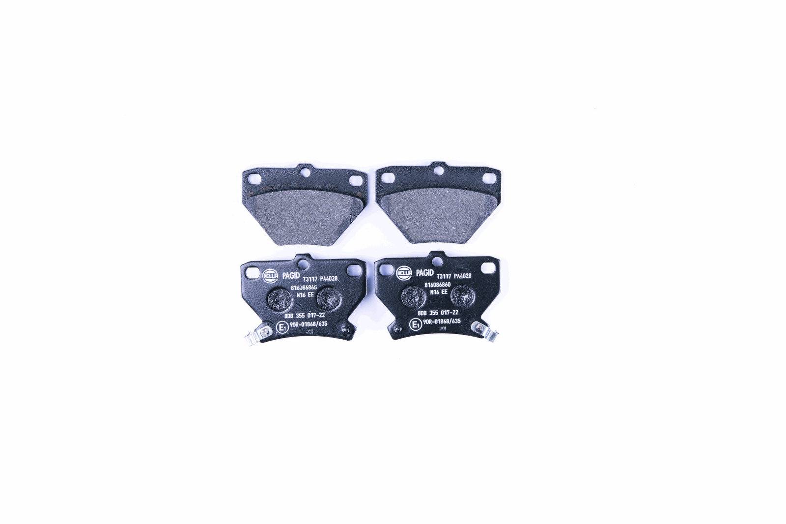 HELLA 8DB 355 017-221 Bremsbelagsatz, SBB