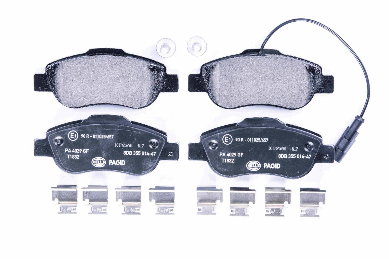 HELLA 8DB 355 014-471 Bremsbelagsatz, SBB