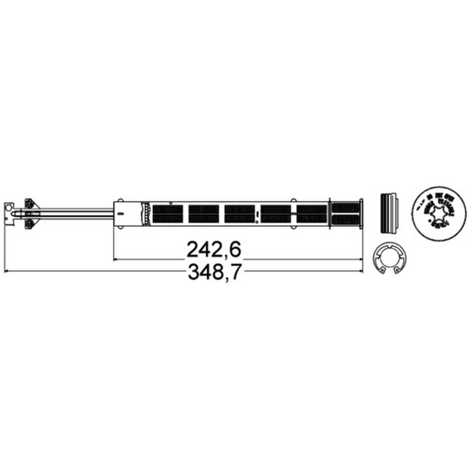 Mahle AD57000P Trockner, Klimaanlage