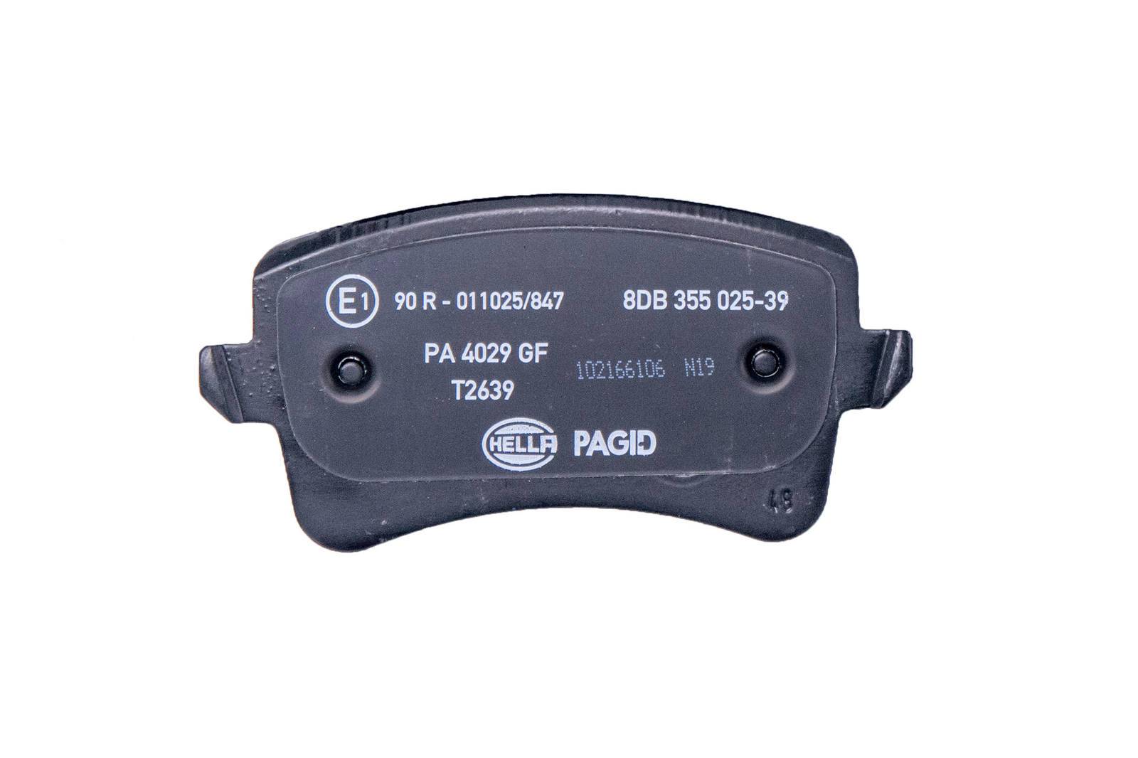 HELLA 8DB 355 025-391 Bremsbelagsatz, SBB