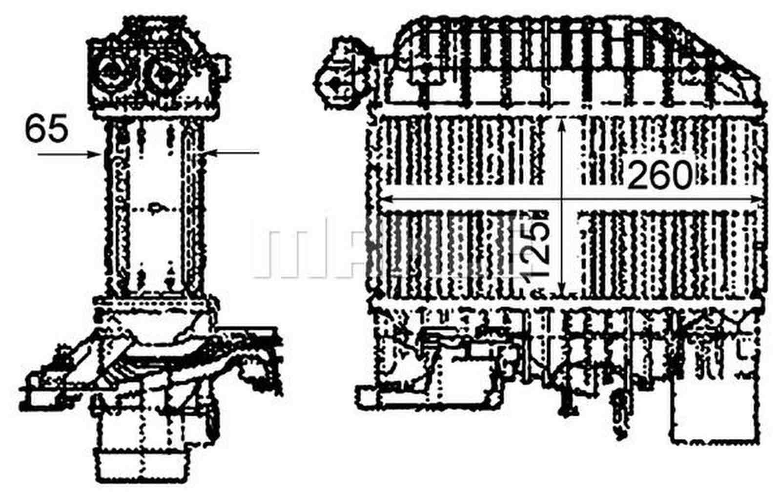 Mahle CI303000P Ladeluftkühler